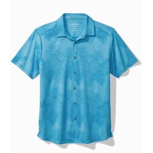NWT Tommy Bahama IslandZone Shirt Mens XXL Blue Pineapple Pina Grove‎ Polo Golf